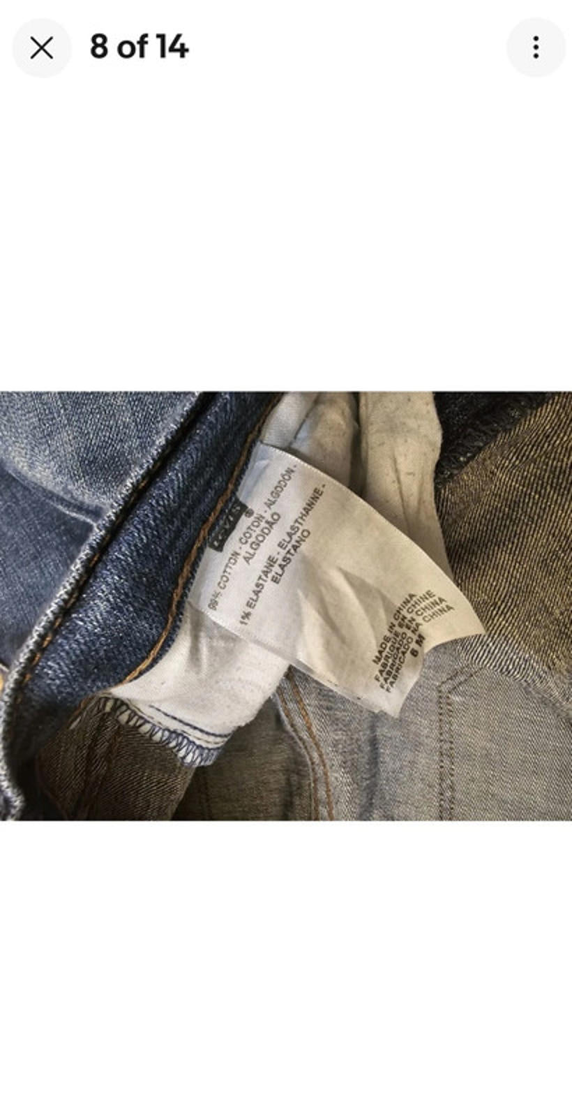 Levi's Womens Blue Jeans 529 Curvy Boot Cut Fit - W27/30L