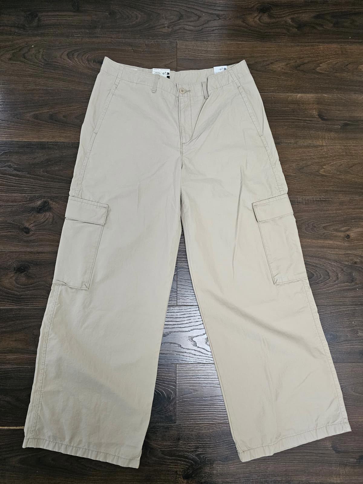 Levi's Womens Beige Cargo Trousers/Pants - W31/L32 - UK 12 - NWT - RRP £100