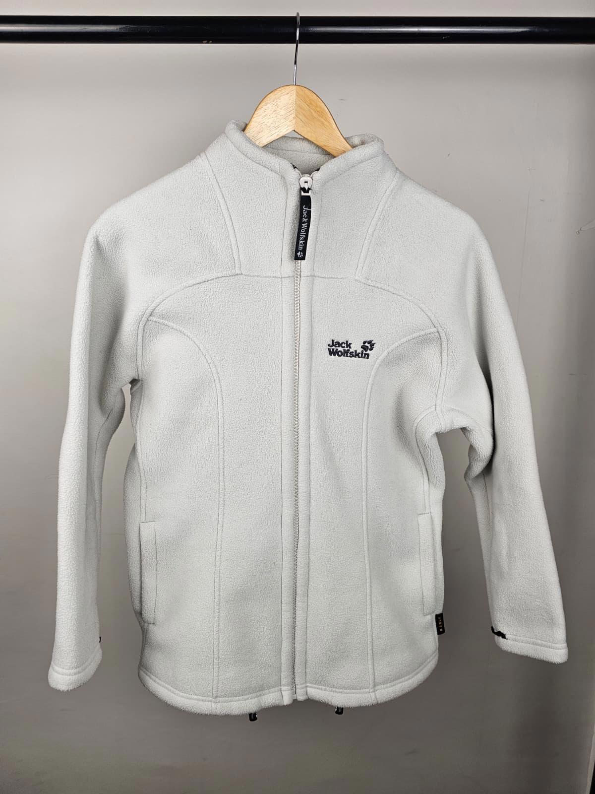 Jack Wolfskin Nanuk Y2K 2000's Embroidered Full Zip Fleece Jacket - UK 8