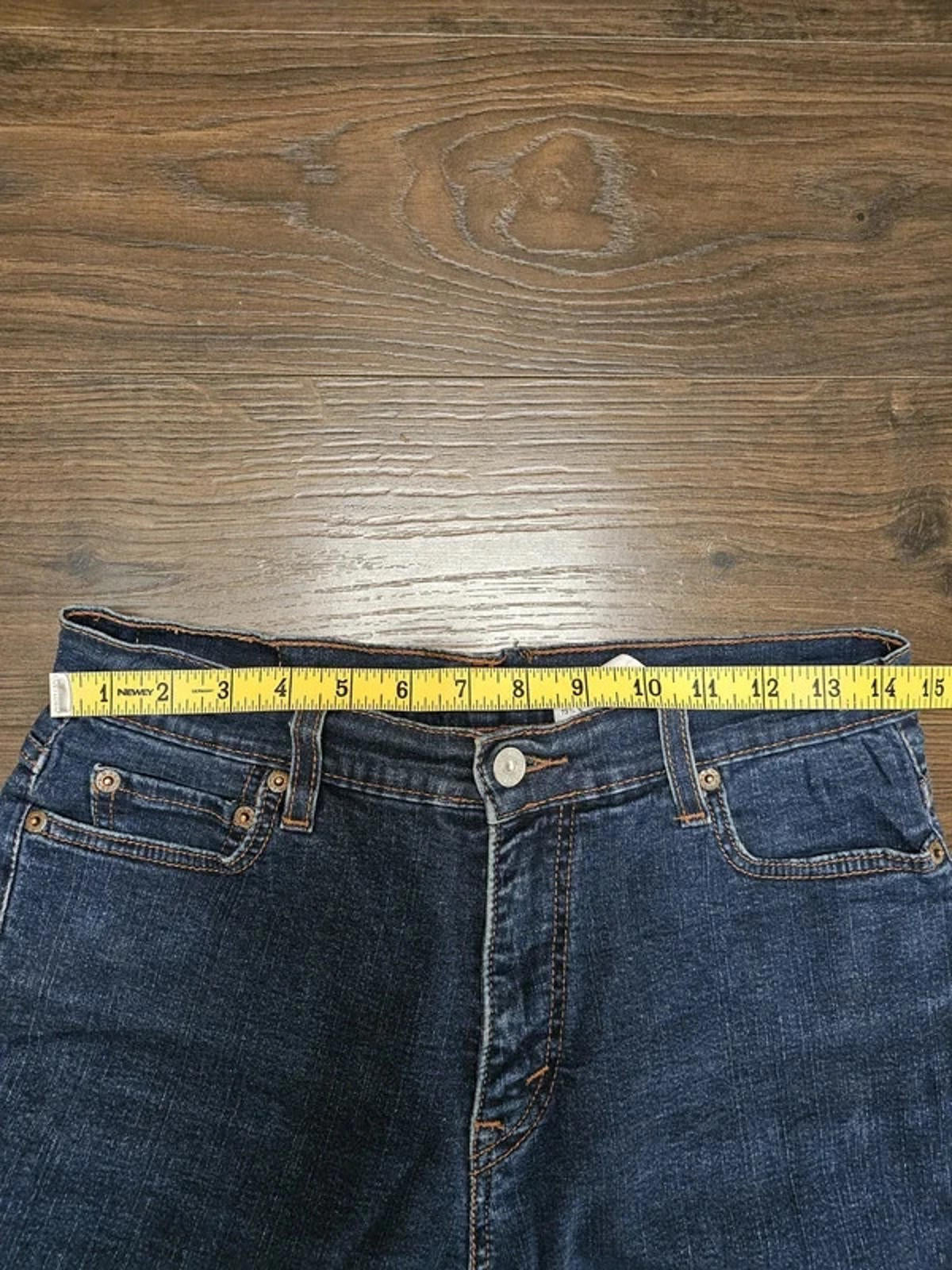 Levi's Womens Blue Jeans 512 Perfectly Slimming Slim Tapered W29/31L 10-12