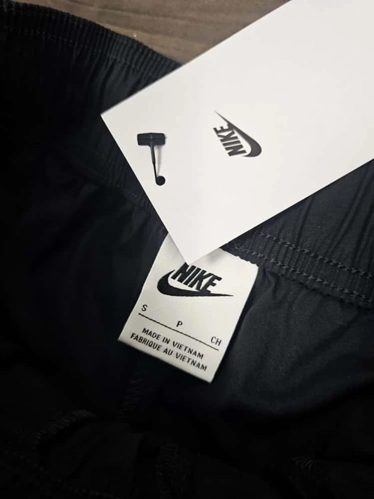 Nike Womens Icon Clash Black Ruched Woven Trousers/Pants - S/Small