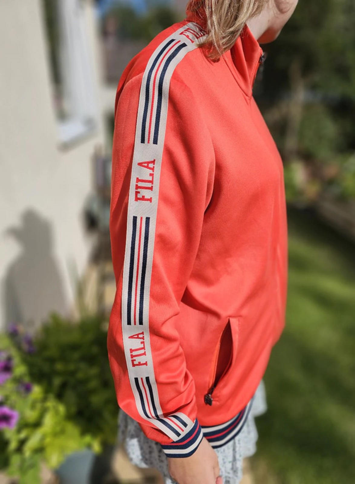 FILA sportswear activewear full zip tracksuit style jacket - s/small M/10
