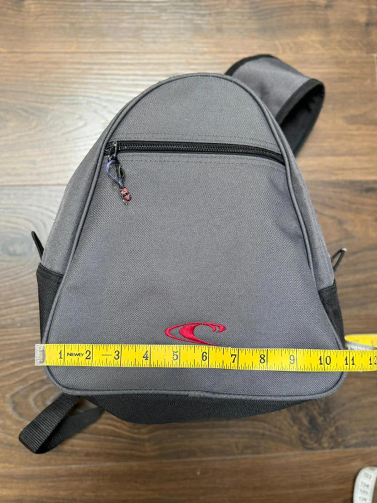 O'Neill Y2K 2000's Single Strap Backpack/Rucksack Shoulder Bag - Grey