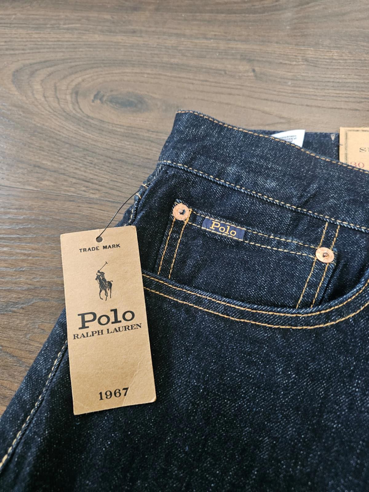 Polo Ralph Lauren Mens Dark Blue Slim Fit Zip Fly Jeans - W30/L34 - NWT