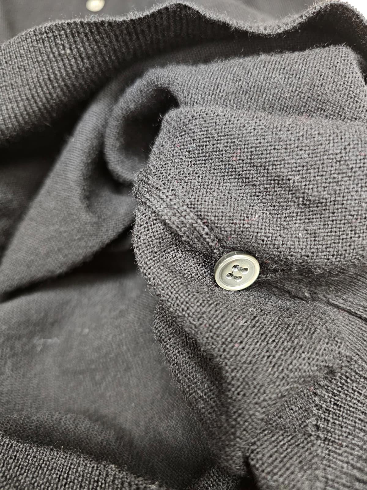 Merona Mens Made In Italy 100% Merino Wool Long Sleeve Polo Neck Jumper -L/Large