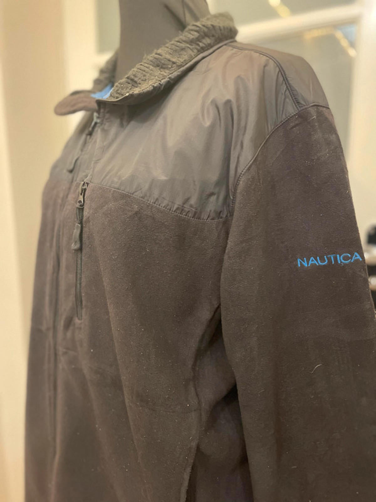 Vintage Nautica Full Zip Fleece Jacket - XL/Extra Large Warm Winter Autumn Sport Sailing
