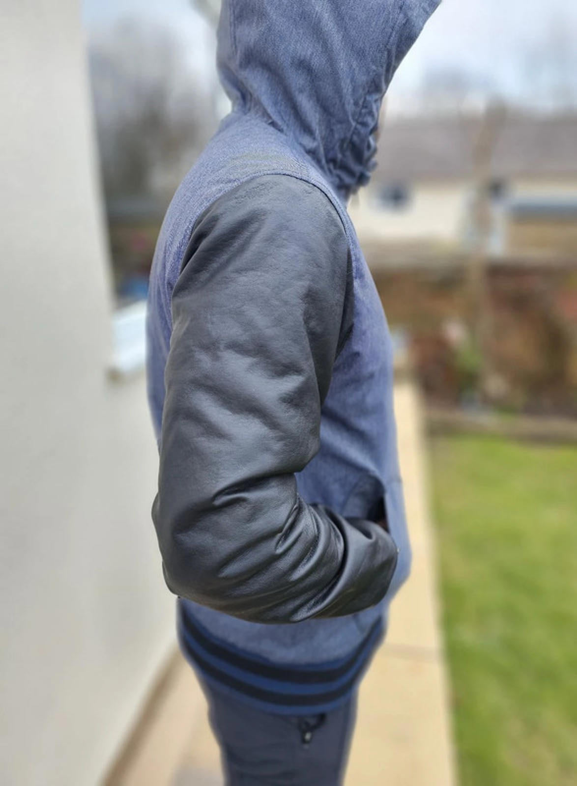Awesome VANS Blue/Black Full Zip Hooded Coat/Jacket - M/Medium