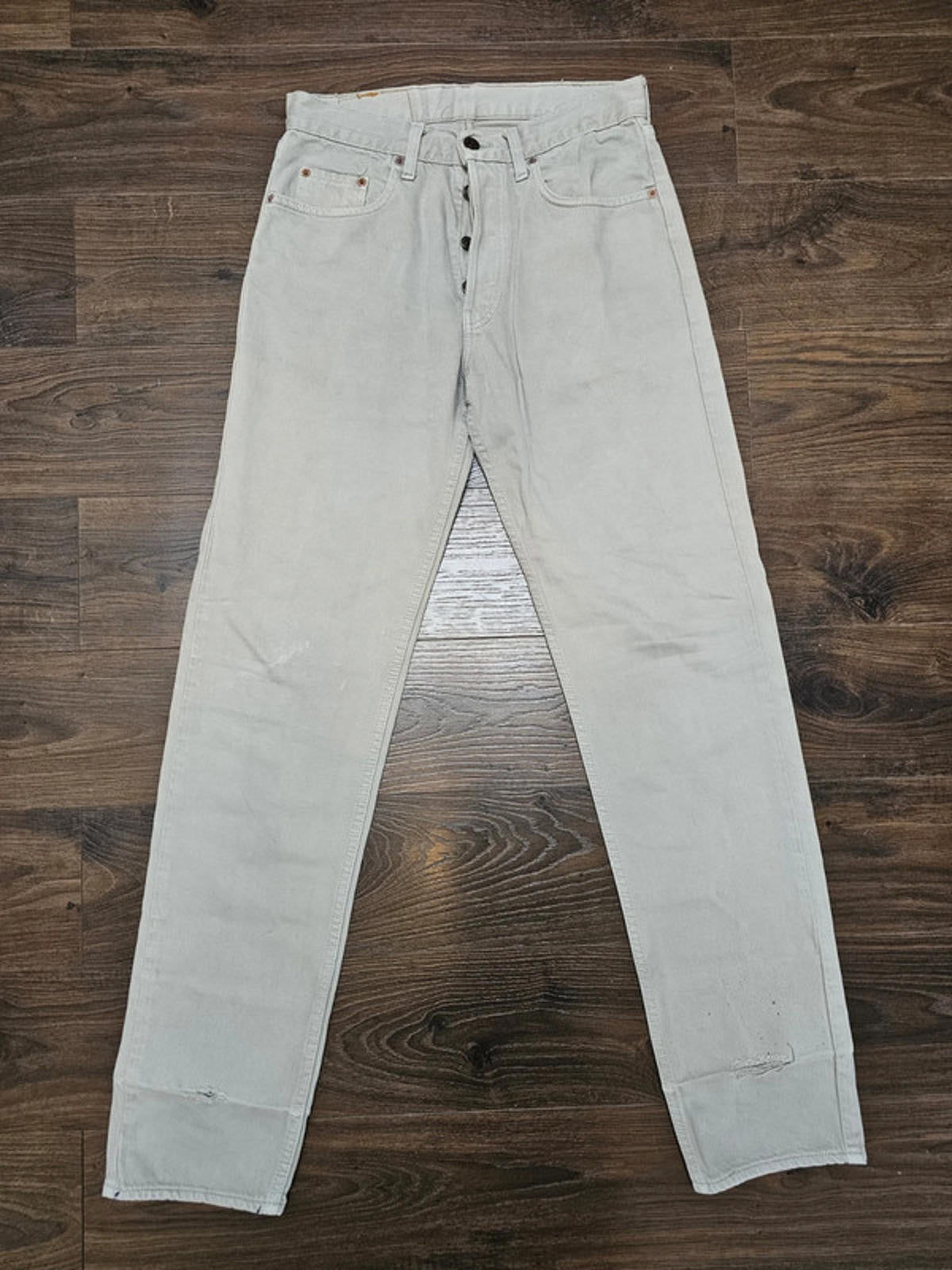 Levi's Vintage Orange Tab Jeans 614 02 Regular Straight Fit W31/34L Denim
