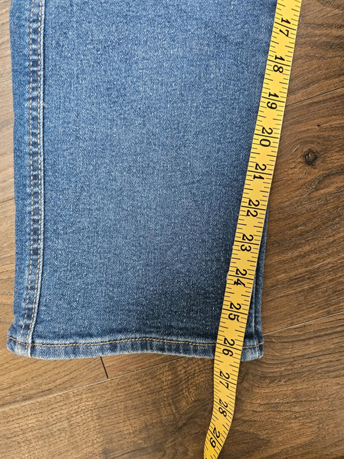 Levi's Womens Blue Jeans Heritage High Rise Straight W32/26L Denim Trousers