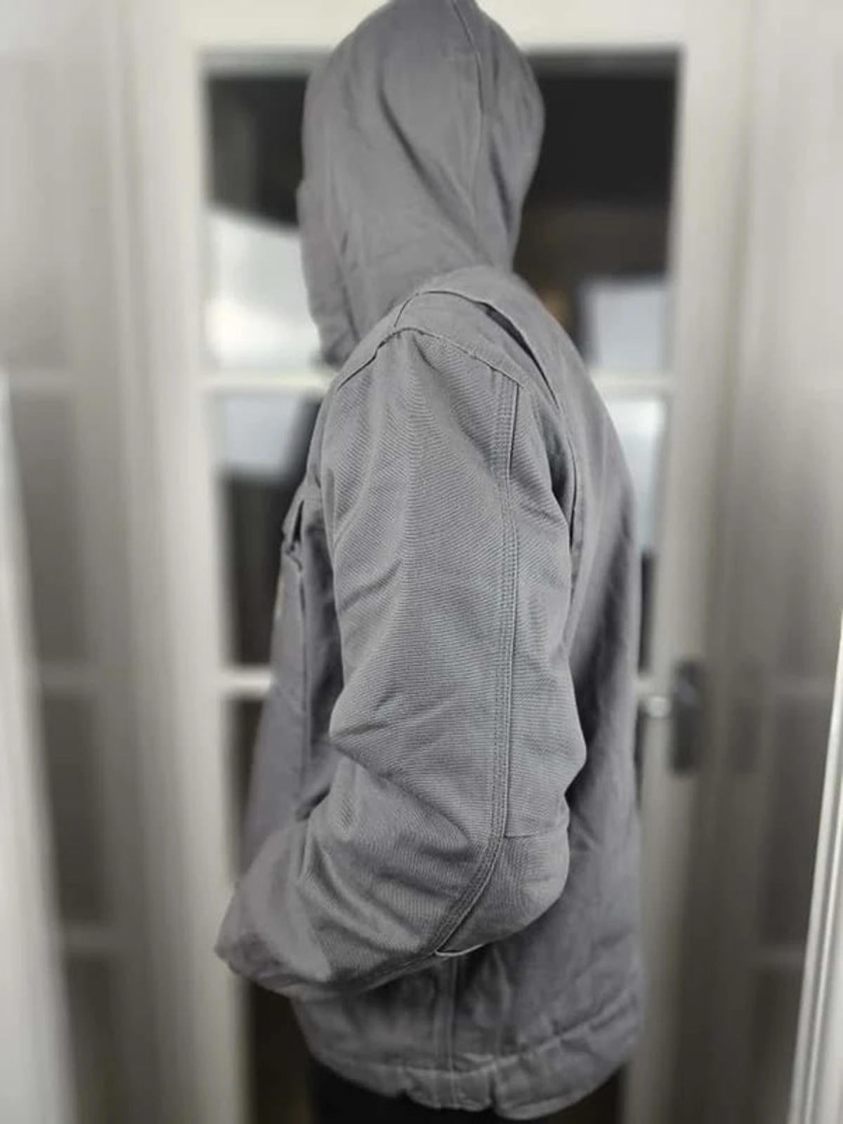 Carharrt Mens Charcoal Grey Arctic Lined Utility/Field Jacket - M/Medium L/Large