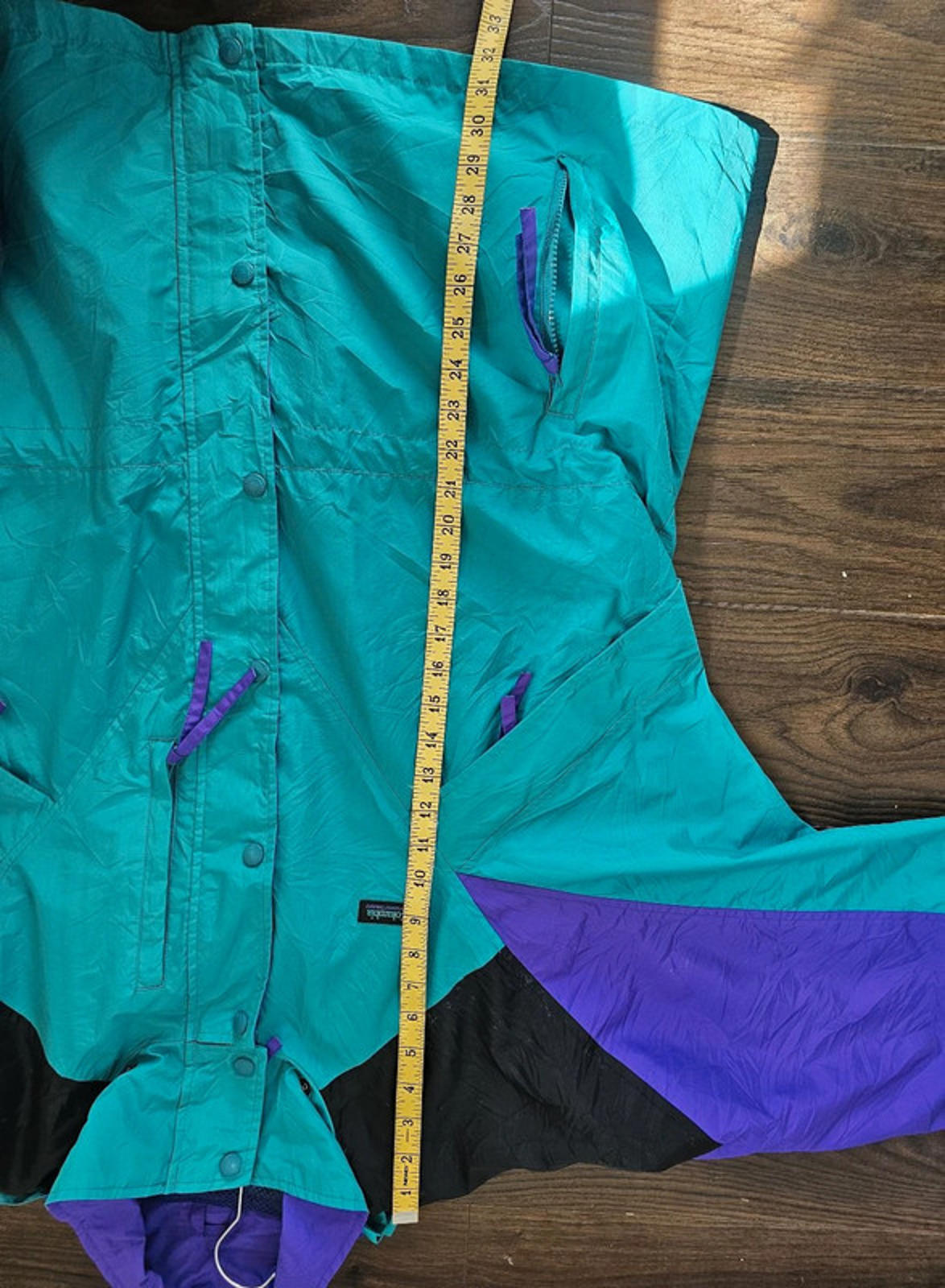 Vintage Columbia Tour De Sport Full Zip Windbreaker/Rain Jacket - L/XL