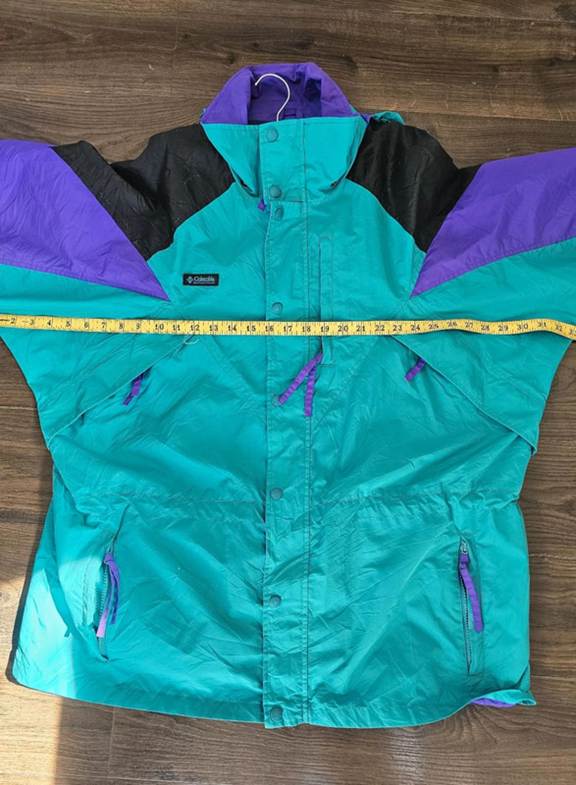 Vintage Columbia Tour De Sport Full Zip Windbreaker/Rain Jacket - L/XL