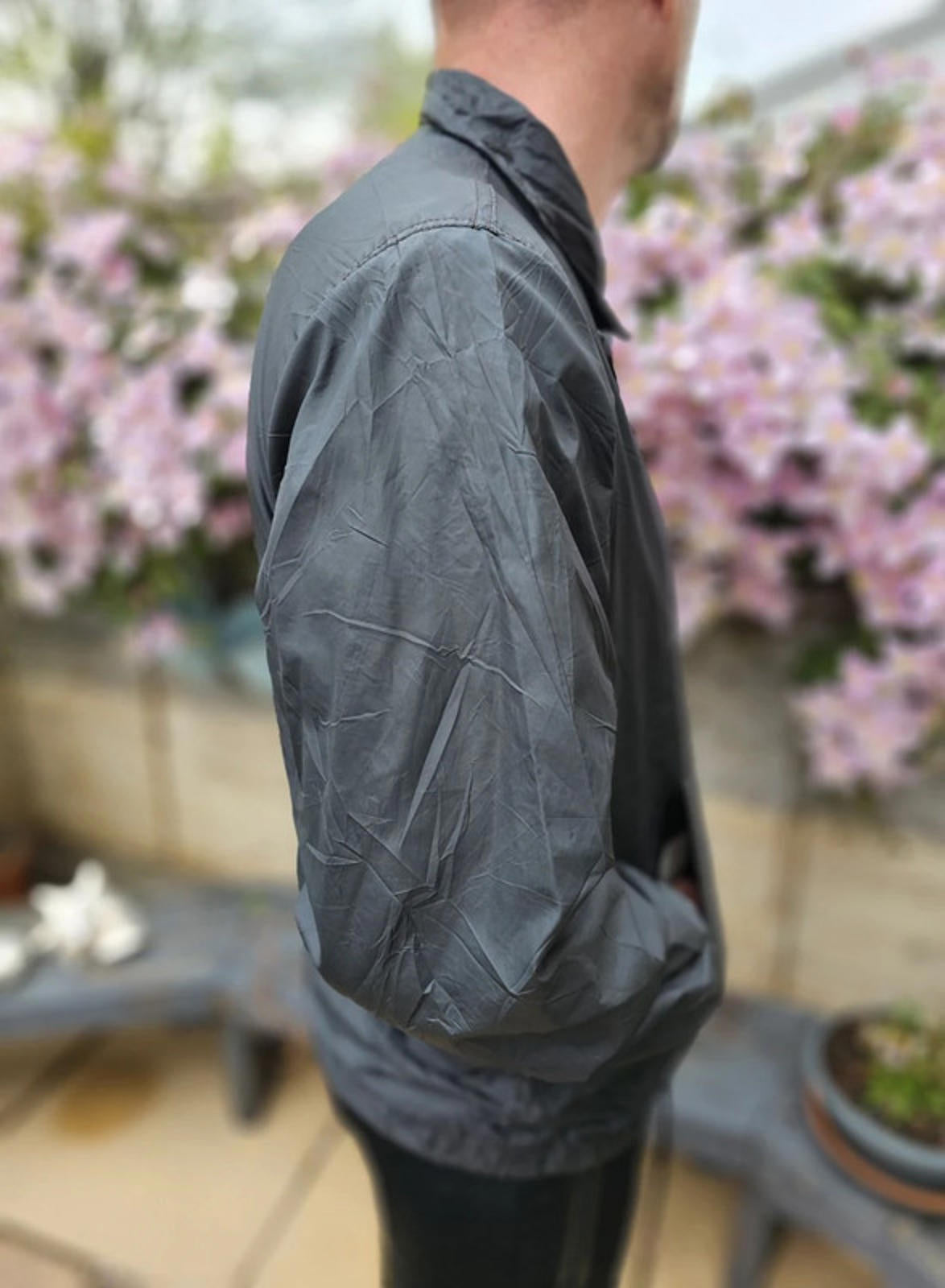 Vintage Levi's Black Button Up Coach Jacket - S/Small M/Medium**