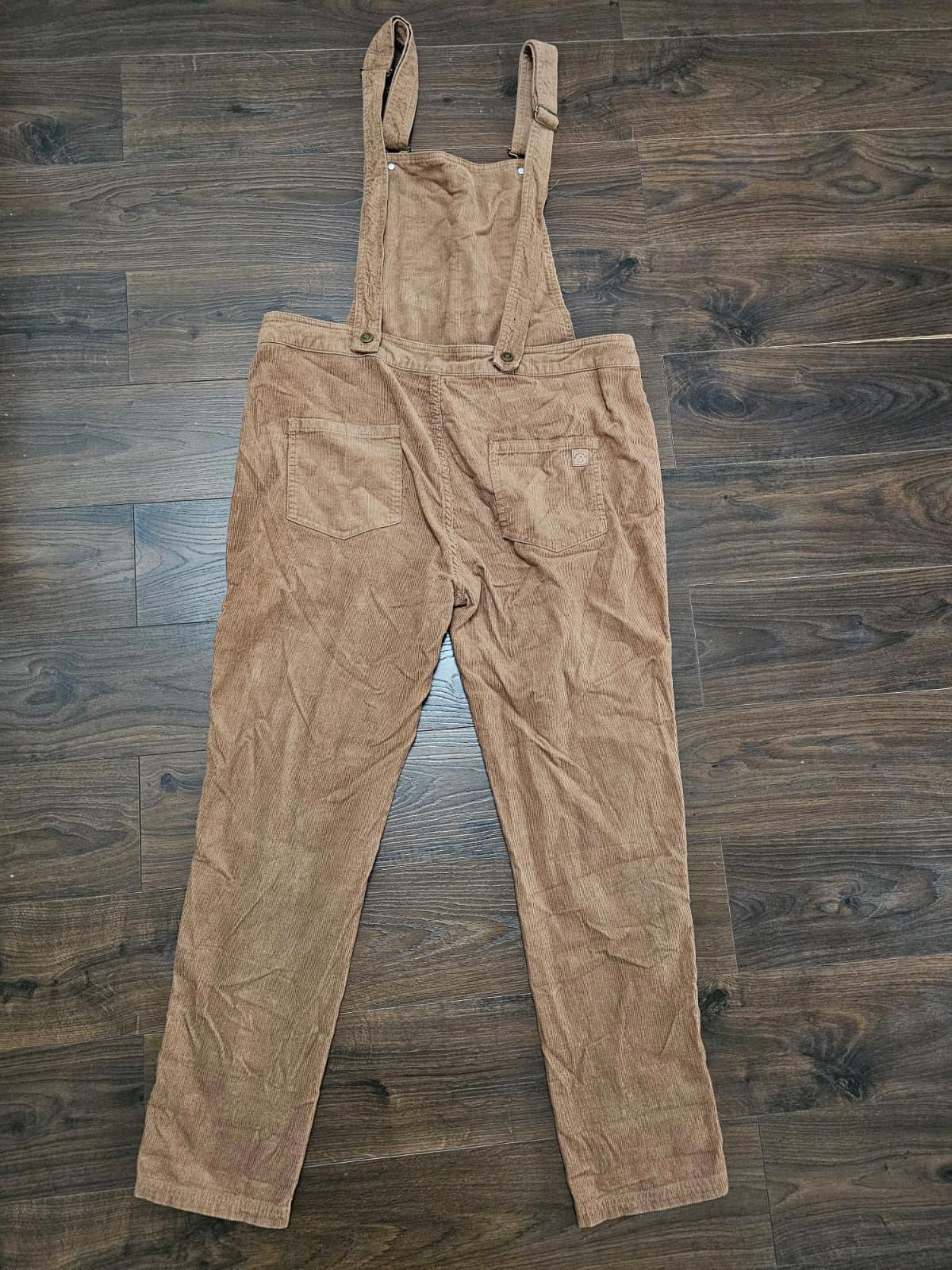 Passenger Womens Corduroy Dungarees - XL/Extra Large - Brown