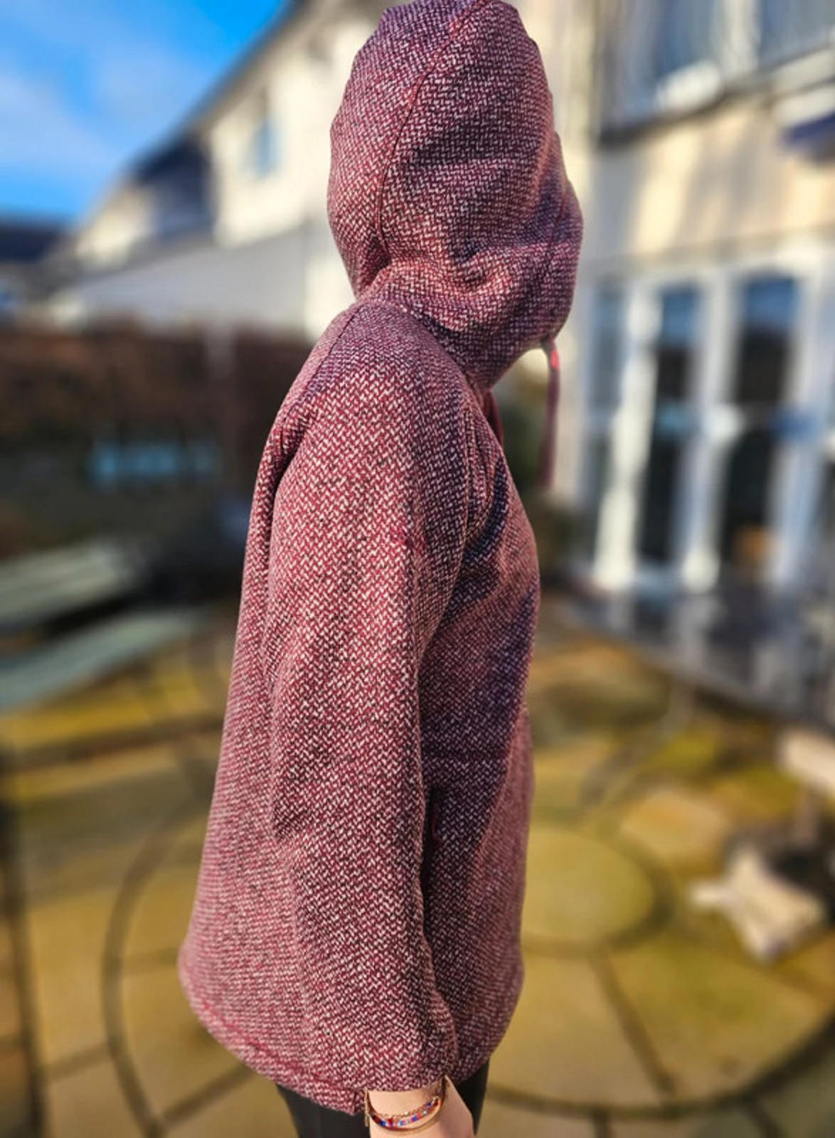 Rab Amy Rioja/Red/Burgundy Full Zip Fleece Hooded Jacket - UK 14
