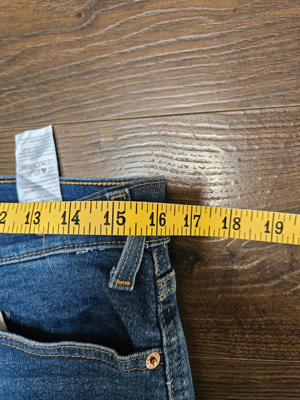 Levi's Womens Blue Jeans Heritage High Rise Straight W32/26L Denim Trousers