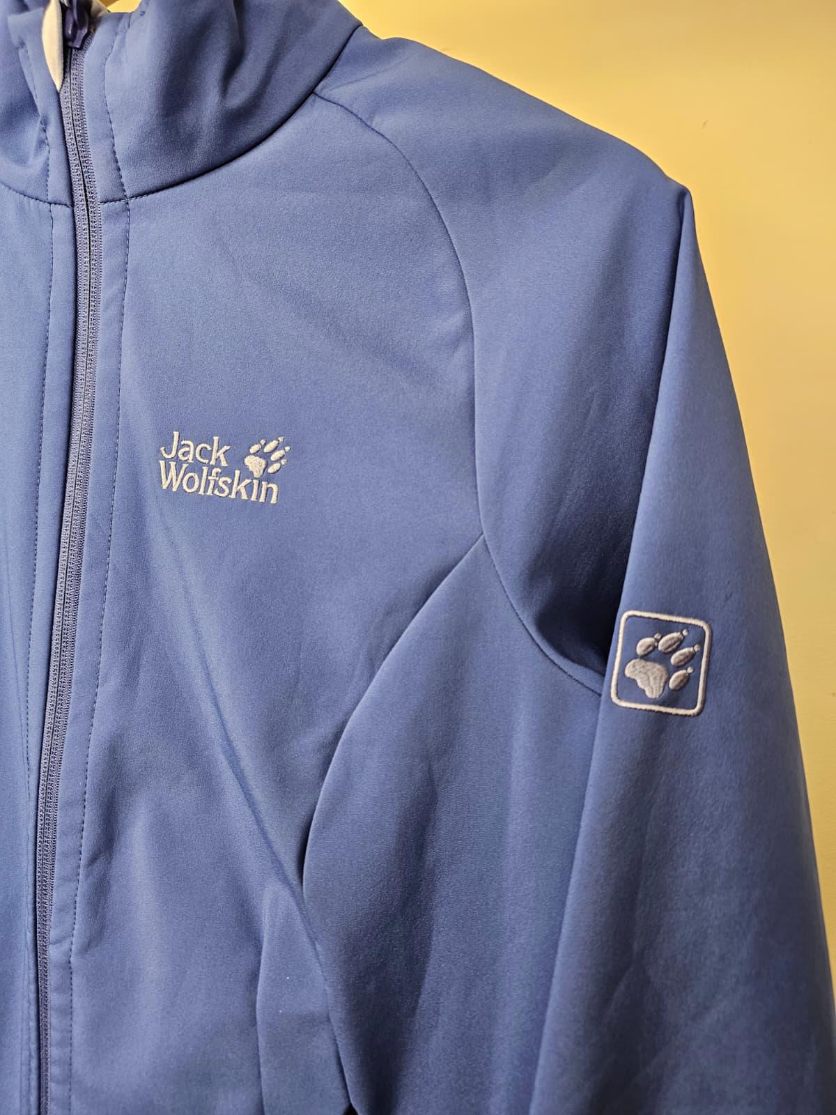 Jack Wolfskin Womens Flex Shield Full Zip Soft Shell Activewear Jacket -UK 12-14
