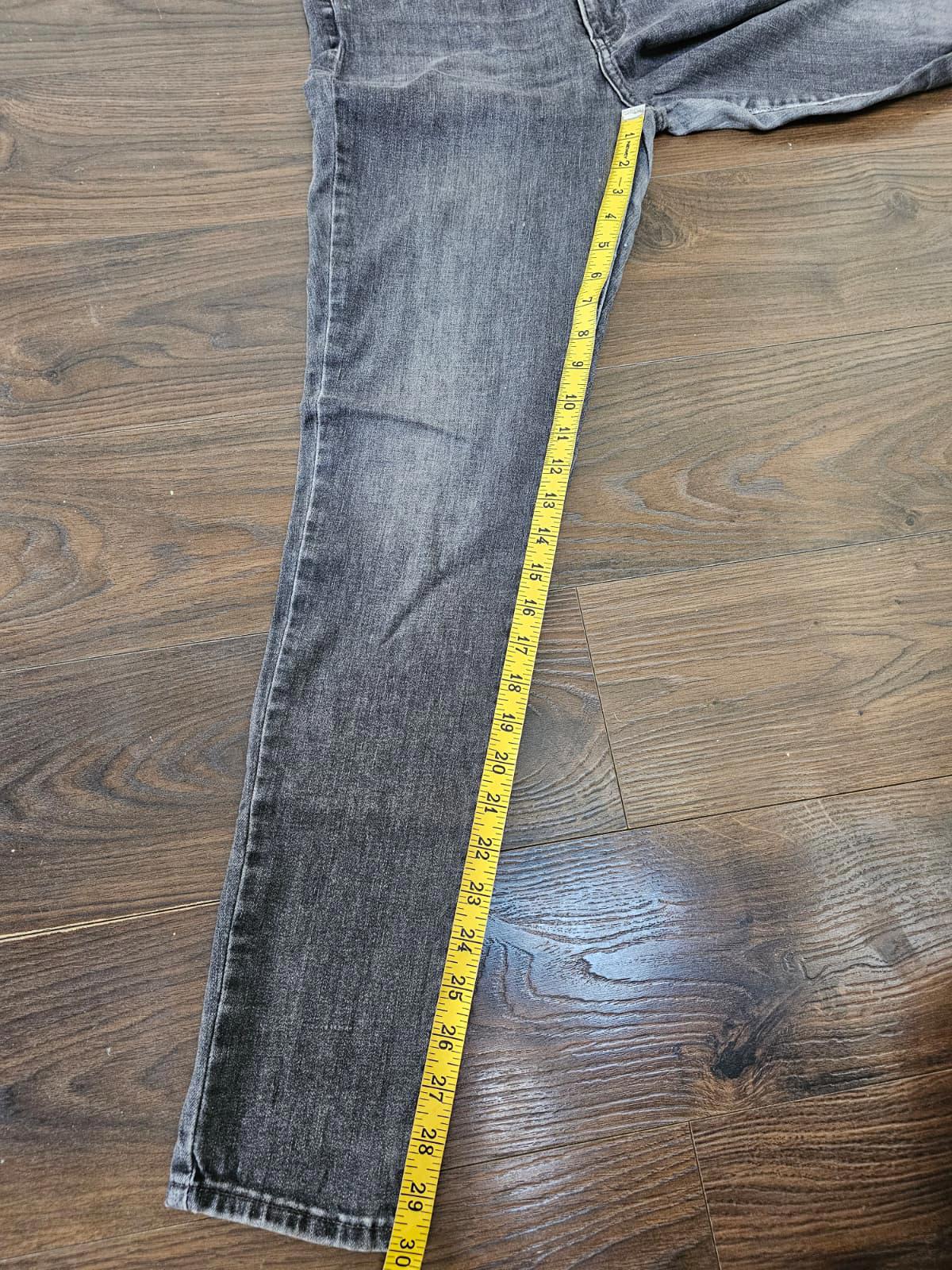 Levi's Womens Black Jeans 721 High Rise Skinny Fit W28/30L Denim