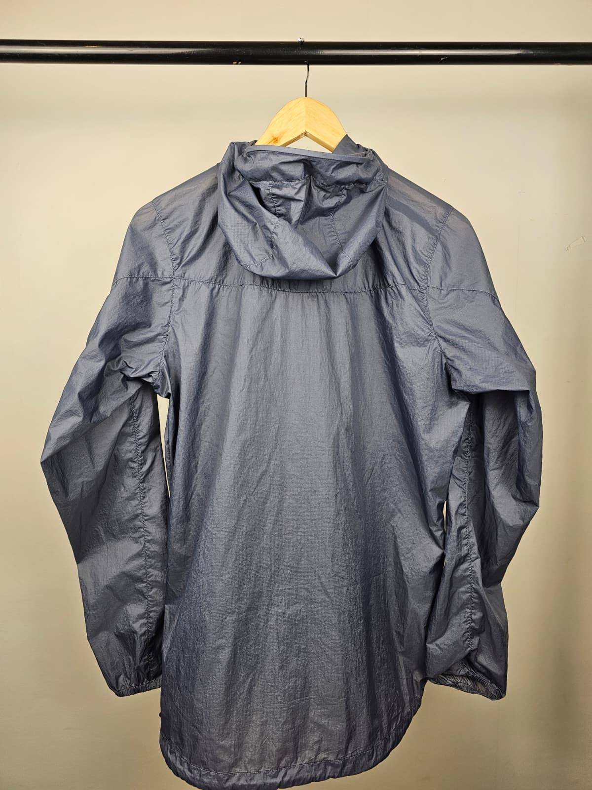 Rab Womens Full Zip Hooded Lightweight Fast Hike/Running Windbreaker Jacket - 14