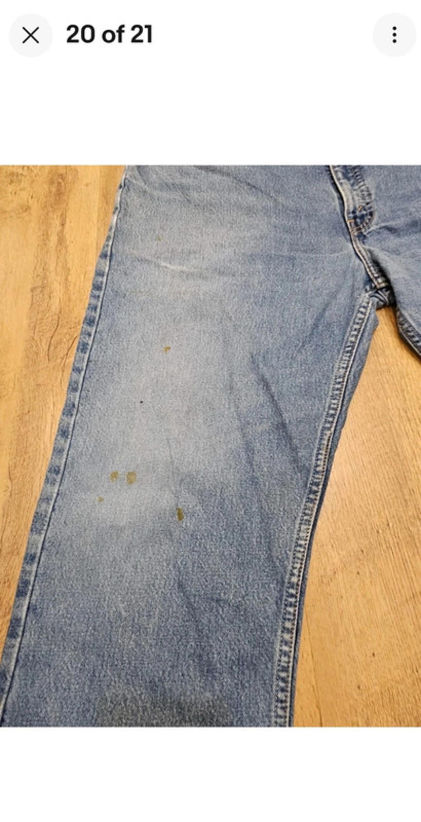 Levi's Vintage Orange Tab Blue Jeans 615 Straight Fit - W39/30L