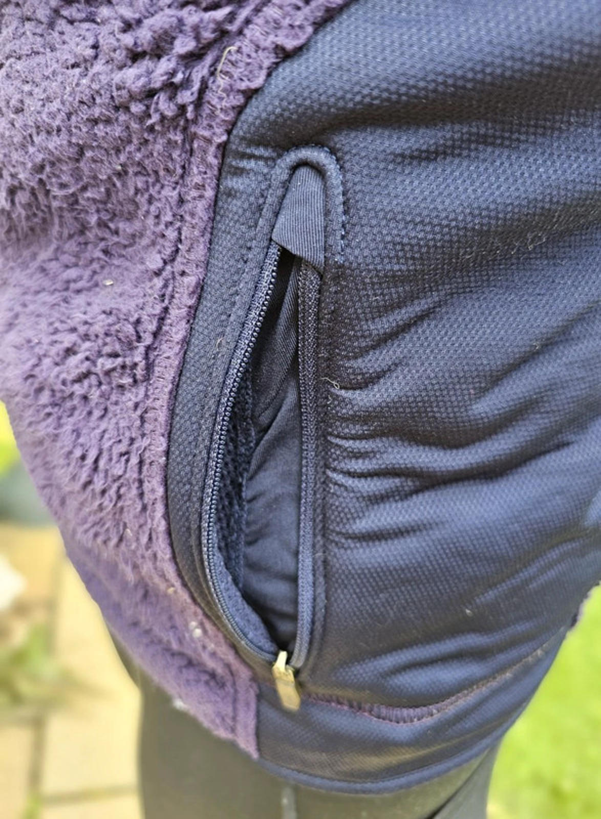 Columbia Purple Full Zip Fleece Jacket - M/Medium