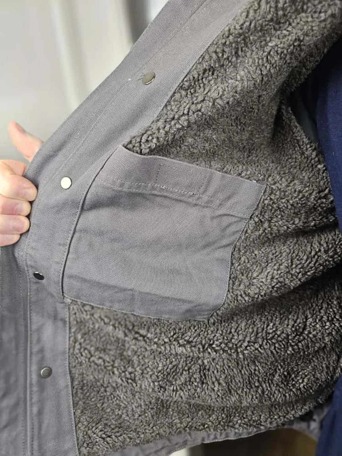 Carharrt Mens Charcoal Grey Arctic Lined Utility/Field Jacket - M/Medium L/Large