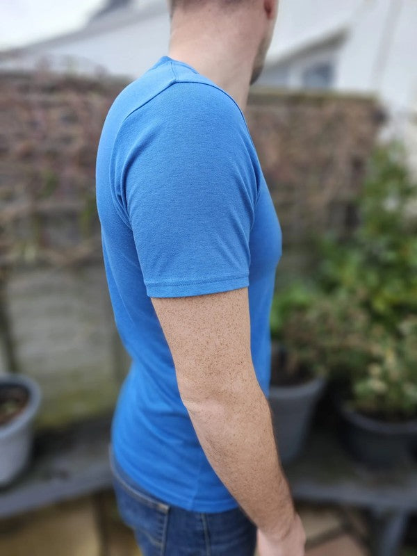 Mens Columbia Omni-Shade Blue Short Sleeve T-Shirt - M/Medium