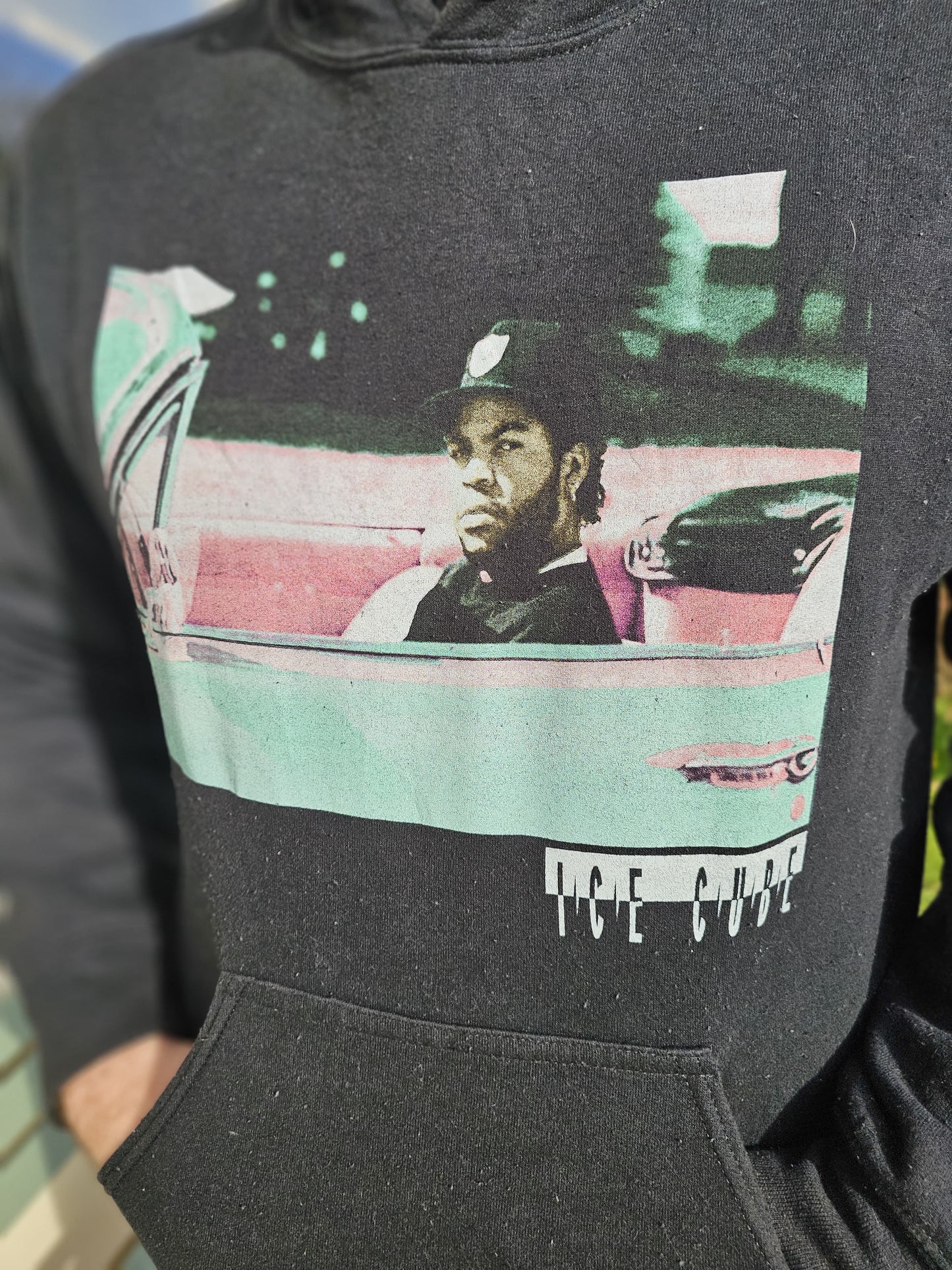 Ice Cube Pullover Hoodie Jumper - M/Medium Black