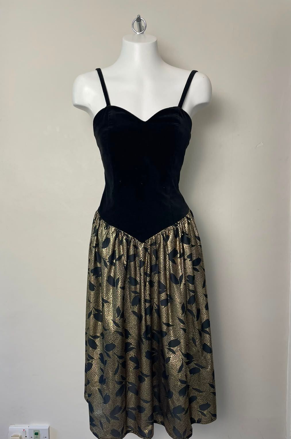 Kadix Women's Vintage 80s/90s 'Made In England' Party/Occasional Dress - UK 10