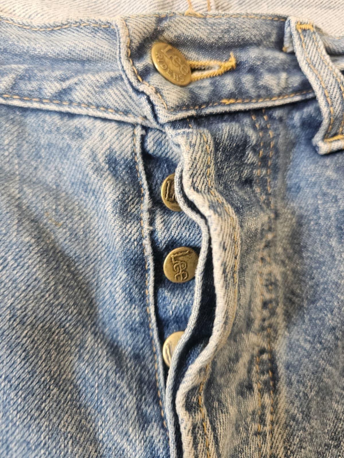 LEE Men's Vintage 90's Riders Light Blue 100% Cotton Denim Jeans - W34/L29