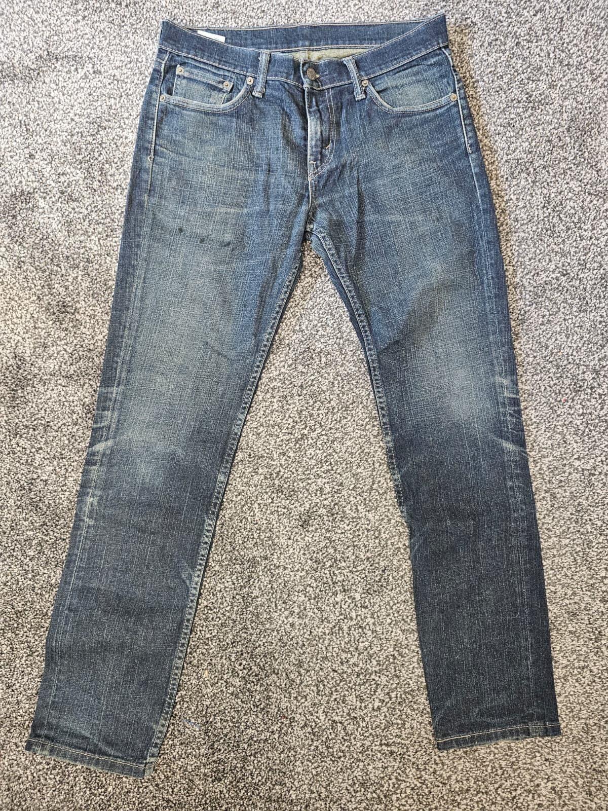 Levi's Mens Blue Jeans 511 Slim Fit W32/32L Denim Trousers Bottoms