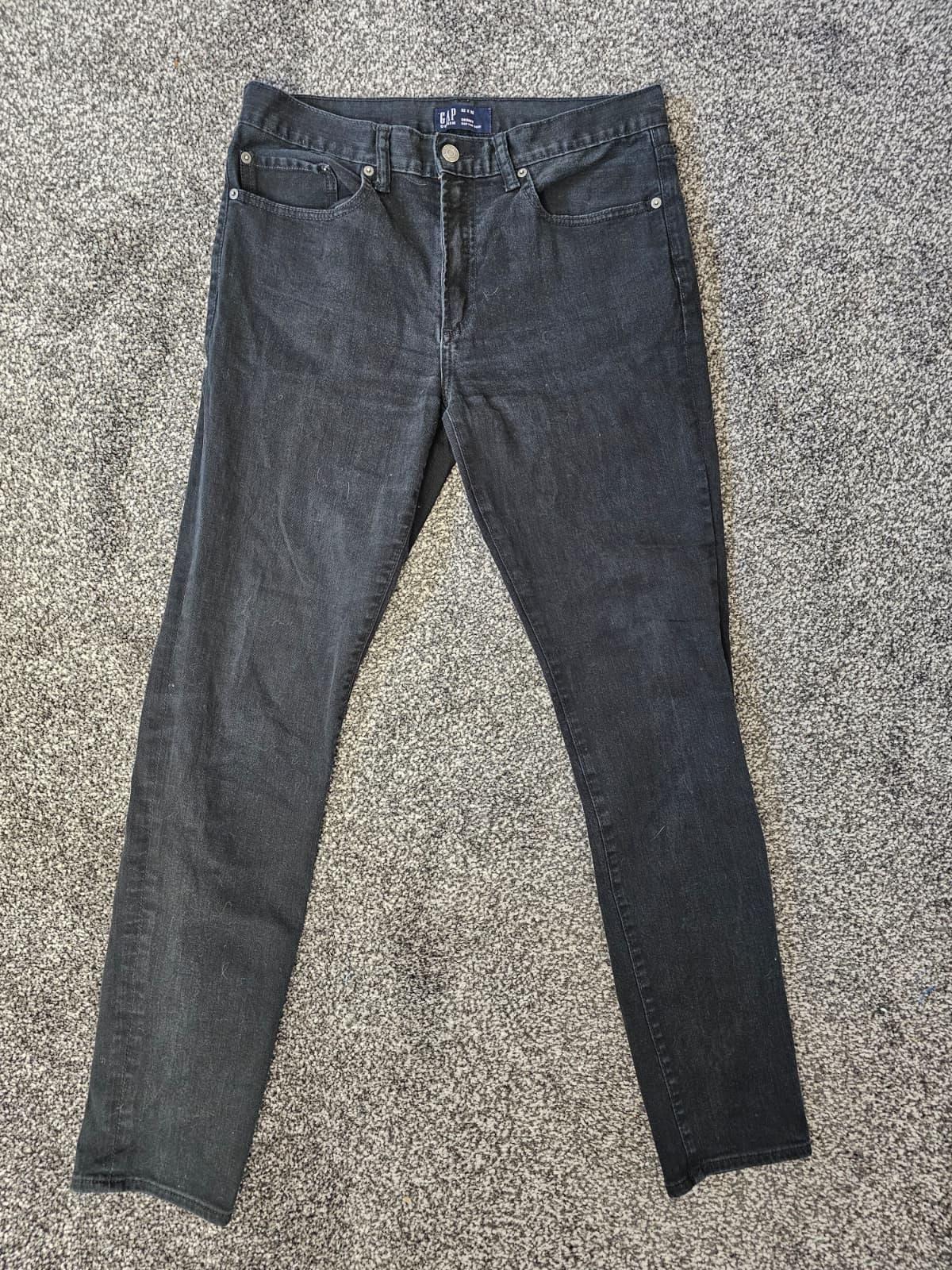 GAP Men's Black Denim Skinny Jeans - W32/L30