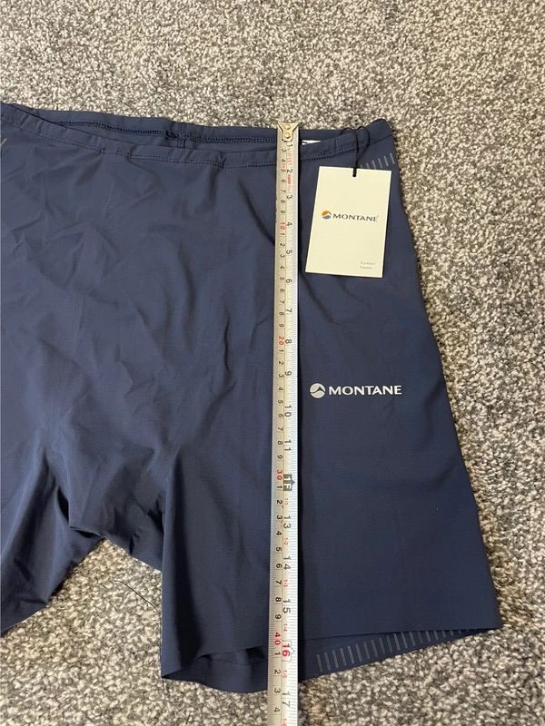 Montane Men’s Running Trail Shorts/Tights - M/Medium - Navy