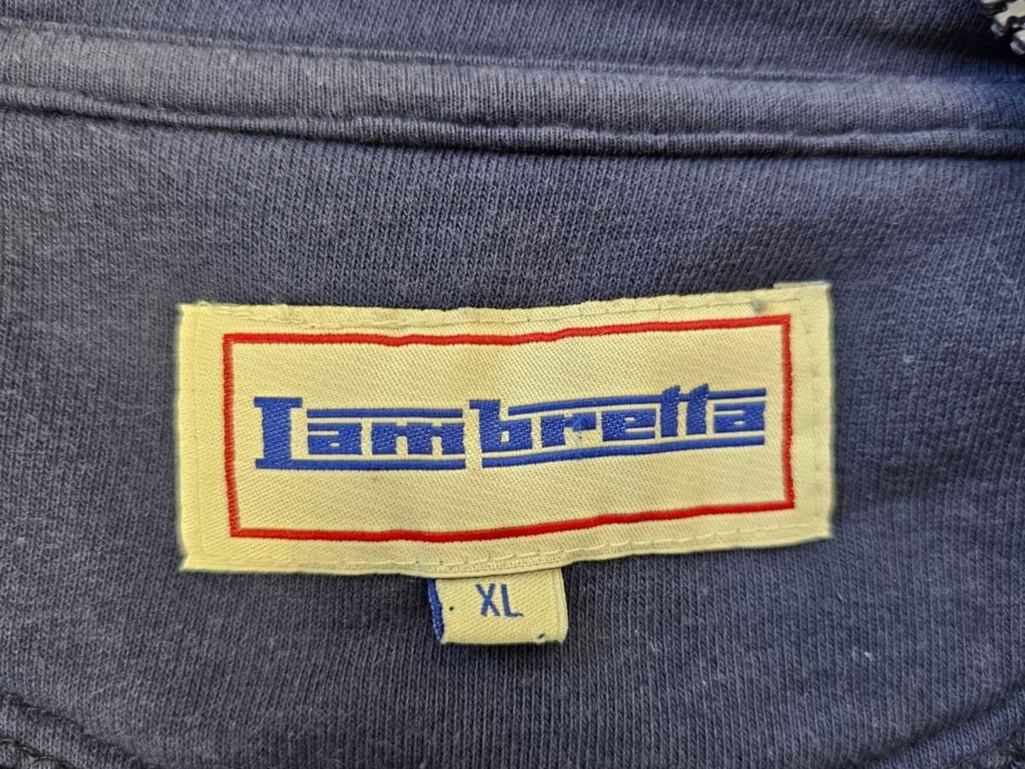 Lambretta Men's Full Zip Sweatshirt Style Jacket - XL/Extra Large - Navy