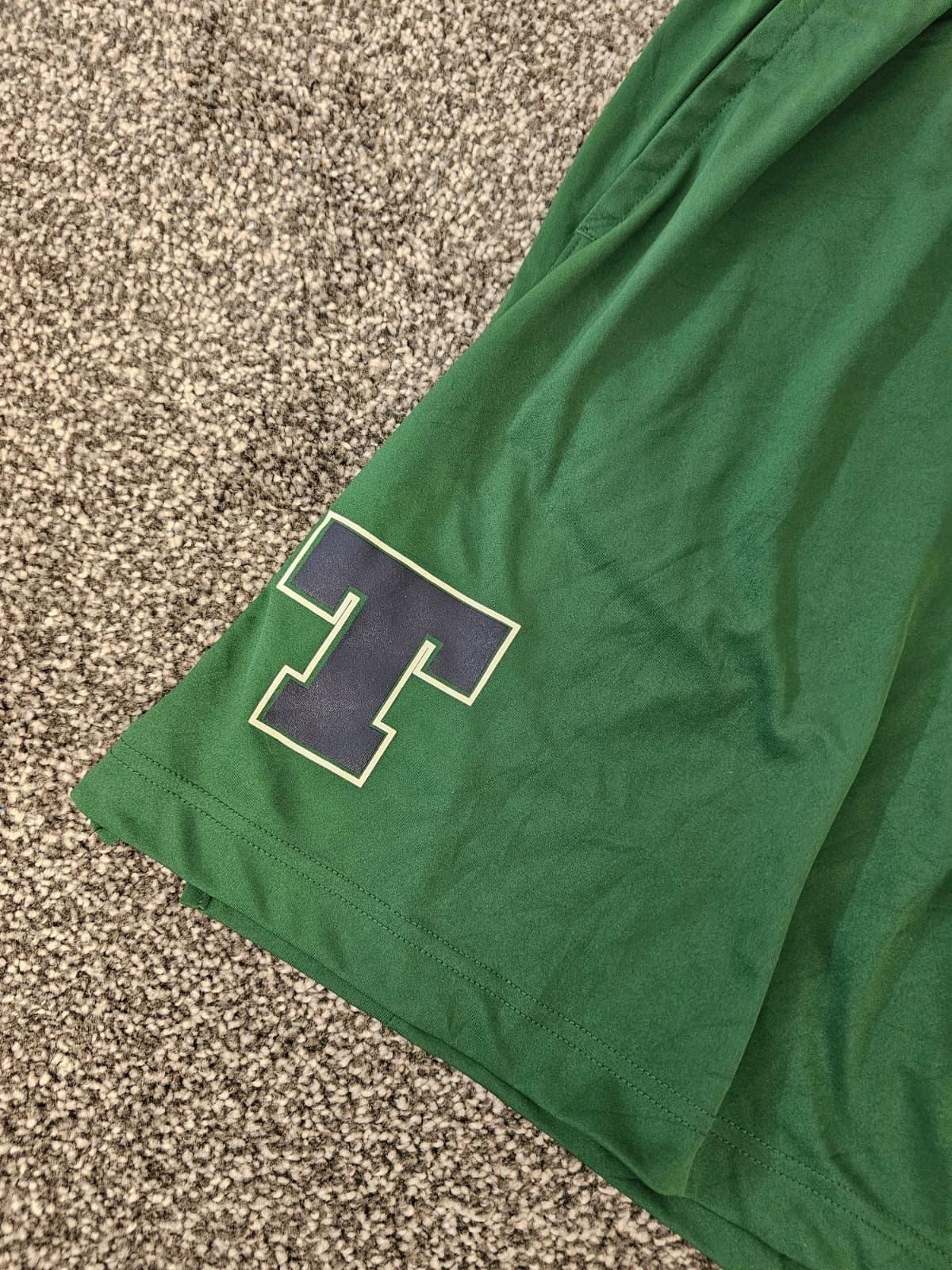 Nike Dri-Fit Block T Dark Green Activewear Sport/Gym Shorts XL/Extra Large 32/34