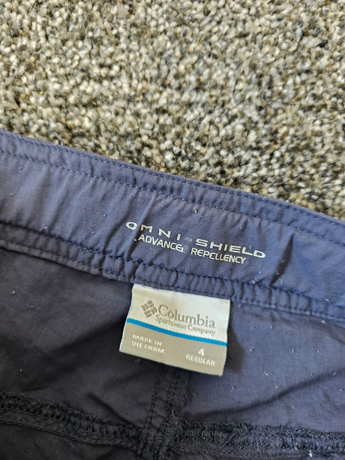 Columbia Women's Hiking/Activewear Walking Cargo Trousers Pants - 4 Regular