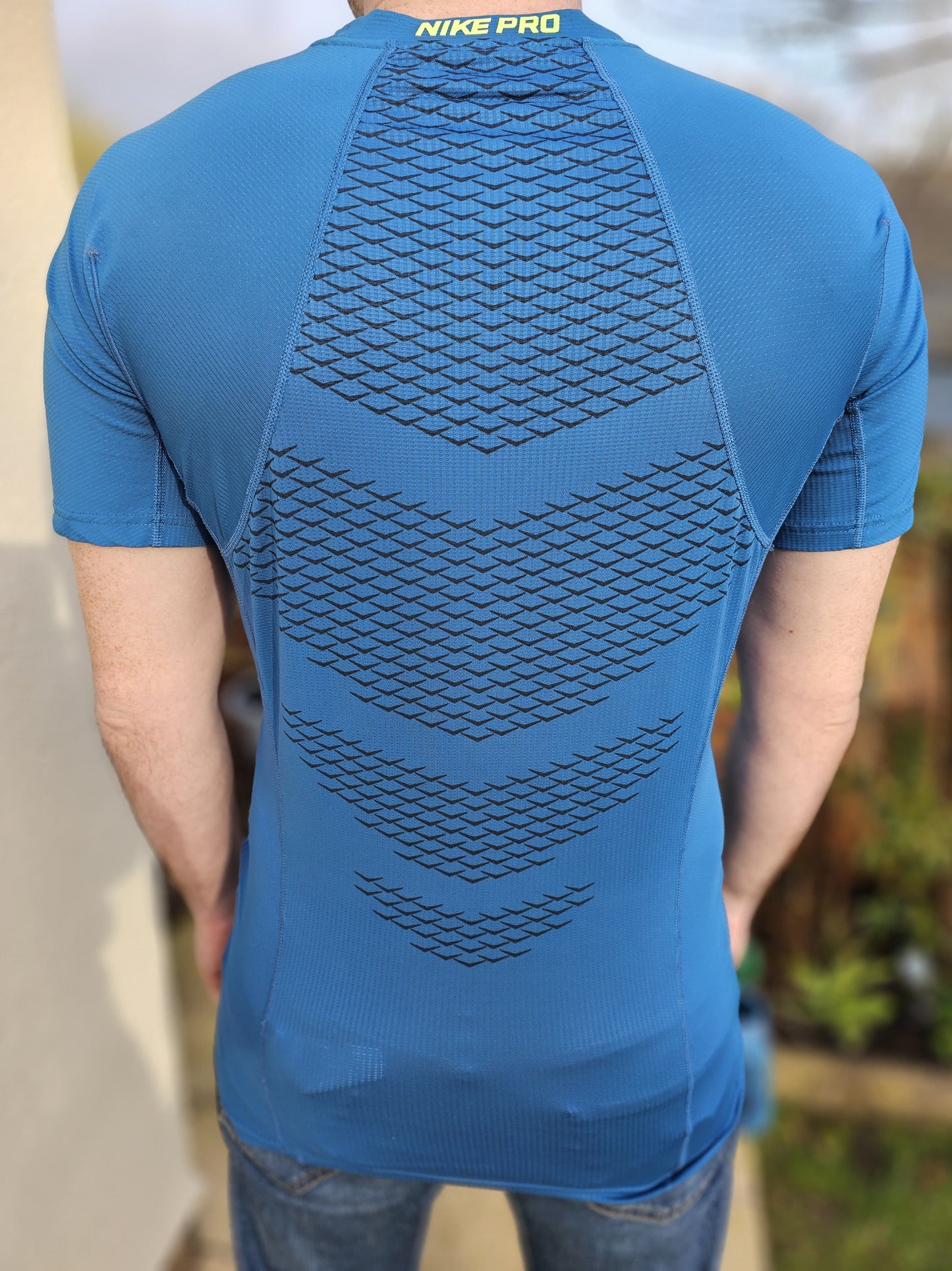 Nike Pro Hyper Cool Blue T-Shirt Tee Top - M/Medium