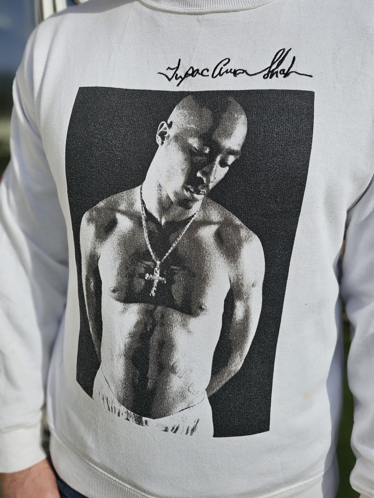 2Pac TuPac Shakur Pullover Sweatshirt Jumper - M/L Medium/Large